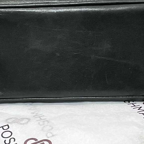 COACH ‘BONNIE’ VINTAGE BLACK GENUINE LEATHER SATCHEL BAG - Picture 11 of 15